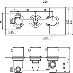 Excellent Смеситель SUPREMA P встроенный – фотография-3