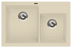 Florentina Мойка гранитная Касси 780 шампань – фотография-1