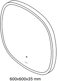 Am.Pm Зеркало Func 60 с подсветкой – фотография-10