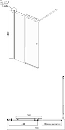 Ambassador Шторка для ванны Bath Screens 90x140 16041117 – фотография-7