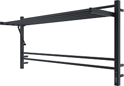 Terminus Полотенцесушитель электрический Горизонт П8 1200x600 черный муар – фотография-2