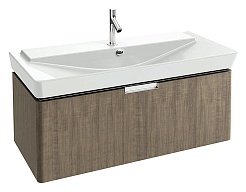 Jacob Delafon Тумба с раковиной "Reve 120" дымчатая, 1 ящик – фотография-1