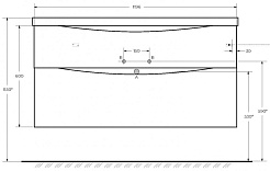 BelBagno Тумба под раковину Marino-H60 120 подвесная Rovere Nature – фотография-9