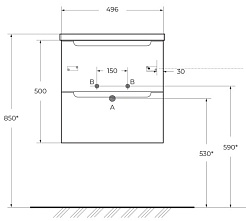 BelBagno Мебель для ванной Etna 50 Bianco Lucido – фотография-12