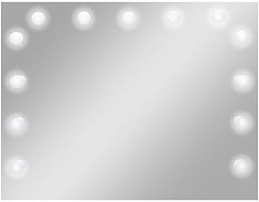 Continent Зеркало гримерное Антураж 900x700