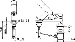 Oras Смеситель IL BAGNO ALESSI One 8518F для биде – фотография-7