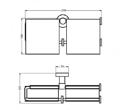 Bemeta Держатель туалетной бумаги Omega 104112092 – фотография-2