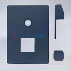 ALMAes Душевая система Elbe TVZ-0811 черная матовая – фотография-12