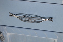 ASB-Woodline Тумба с раковиной Модерн 85 рошфор/патина серебро – фотография-3