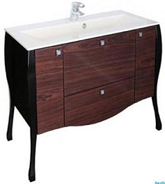 Aquanet Тумба под раковину Мадонна 90 эбен – фотография-1