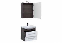 Aquanet Мебель для ванной Остин 65 белая/дуб кантербери – фотография-3