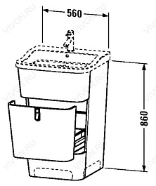 Duravit Мебель для ванной "Esplanade 100" дуб – фотография-7