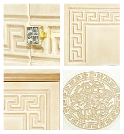 Misty Пенал для ванной Olimpia Lux 35 R бежевая патина – фотография-3