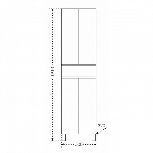 СанТа Пенал Марс 50 напольный – картинка-3
