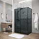 Grossman  Душевой уголок Galaxy 120x70x195 профиль черный матовый стекло тонированное – фотография-16