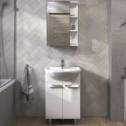 Vigo Мебель для ванной Hoska 55 белая – фотография-1