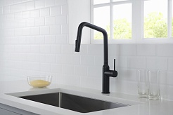 Timo Смеситель для кухни Saona 2386/03FL с выдвижной лейкой – фотография-3