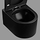 Ceruttispa Унитаз подвесной Tanaro Aria MB CT9238 черный матовый – картинка-18