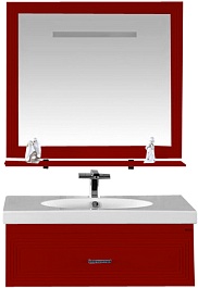 Misty Зеркало для ванной Европа 90 красное – фотография-2