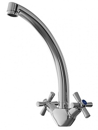 Mixline Смеситель для кухни 1/2 керамический ML09-032 хром – фотография-2