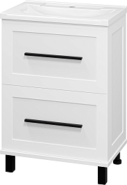 Misty Мебель для ванной Модерн 60 белая – фотография-6