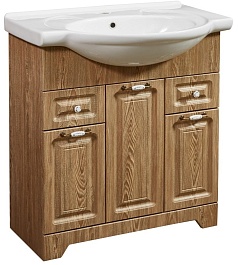 Stella Polare Мебель для ванной Кармела 75 карпатская ель – фотография-3