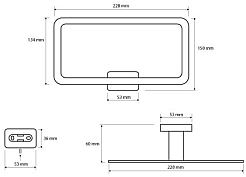 Bemeta Держатель полотенца Niki 153104062 – фотография-2