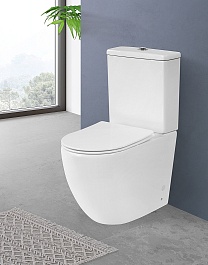 BelBagno Унитаз безободковый Amanda BB051CPR/BB051SC – фотография-9