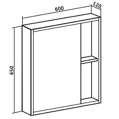 Runo Мебель для ванной Эко 60 – фотография-8