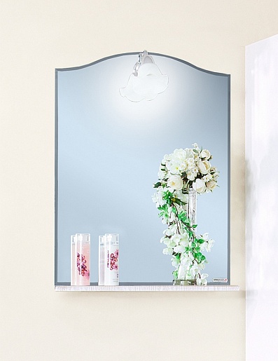 Бриклаер Мебель для ванной Лючия 60 белая – фотография-10