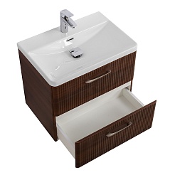 BelBagno Тумба с раковиной Due 60 подвесная Noce – фотография-6