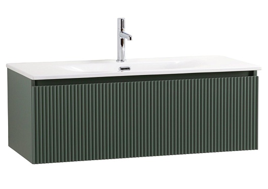 BelBagno Тумба с раковиной Uno 100 с 1 ящиком подвесная Еловый матовый с раковиной BB-8099-100 – фото-1