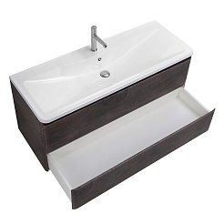 BelBagno Мебель для ванной Albano 120 подвесная Rovere Nature Grigio – фотография-6