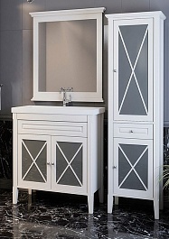 Opadiris Мебель для ванной "Палермо 75" белая – фотография-1