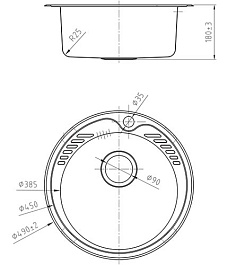 Iddis Мойка из нержавеющей стали Suno SUN49S0i77K шелк – фотография-3