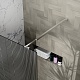 Azario Душевая перегородка Walk-in 90/195 рифленое стекло профиль матовый графит – картинка-14
