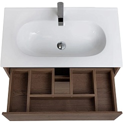 BelBagno Мебель для ванной Kraft 80 напольная Rovere Tabacco с раковиной LOV-800-LVB – фотография-3