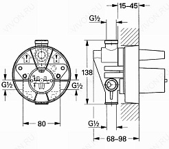 Grohe Смеситель 33961000 скрытого монтажа – фотография-2