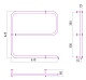 Стилье Полотенцесушитель электрический №05 G-образный 600х600 – фотография-4