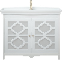 Corozo Тумба с раковиной Манойр 85 белая