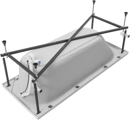 Aquanet Акриловая ванна Nexus 165x70 с каркасом – картинка-11