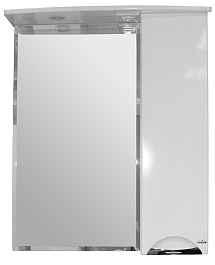 Mixline Зеркало-шкаф Кассиопея 75 R белый – фотография-1