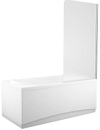 Aquanet Шторка на ванну AQ6-R матовое стекло – фотография-1