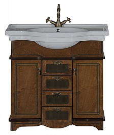 Aquanet Комплект Мебели "Луис 90" темный орех (176646) – фотография-5