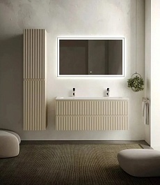 Sancos Тумба с раковиной Snob R 120 beige soft раковина CN7016 – фотография-4