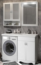 Opadiris Мебель для ванной Клио 120 R белый матовый – фотография-1