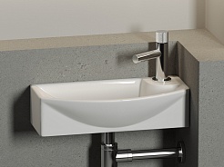 Ceramicanova Раковина Element 45/22 CN6038L белая – фотография-7