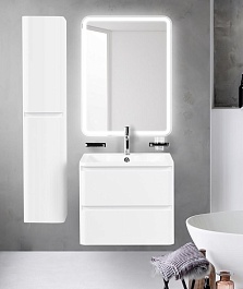 BelBagno Мебель для ванной Albano 70 подвесная Bianco Lucido – фотография-2
