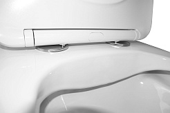 Azario Унитаз-моноблок Lodi AZ-8617 безободковый с бачком с сиденьем микролифт белый – фотография-8