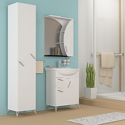 Mixline Зеркало-шкаф Магнолия 61 R белый – фотография-3